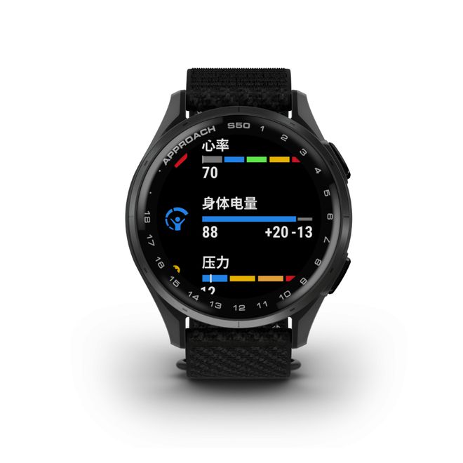 款Approach S50 高尔夫智能手表轻巧随行慧腕全场Garmin佳明发布纤薄(图1)