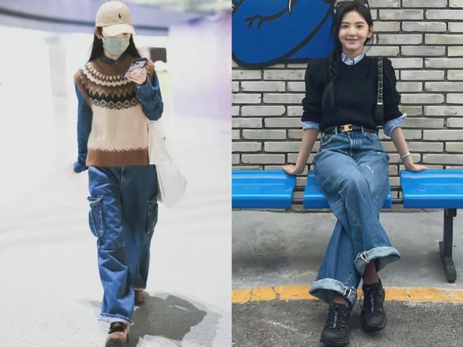 针织衫叠穿搭配减龄又靓丽章若楠演绎时尚:衬衫与(图4) 针织衫叠穿搭配减龄又靓丽章若楠演绎时尚:衬衫与(图4)